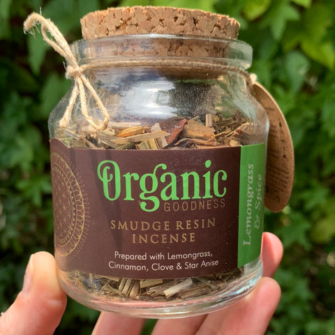 Organic Goodness Smudge Resin - Lemongrass & Spice