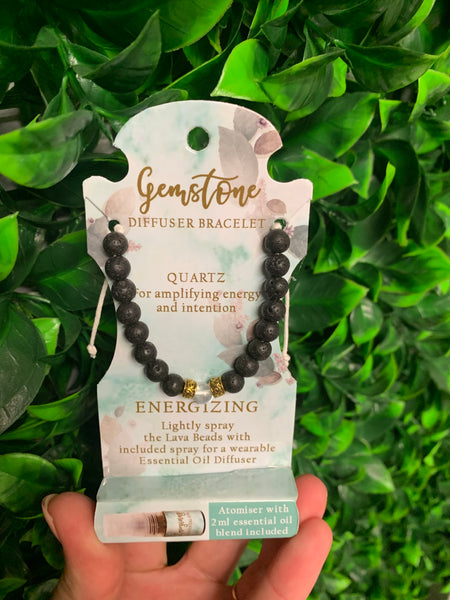 Gemstone Diffuser Bracelets