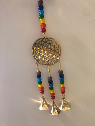 Flower of life wind chime