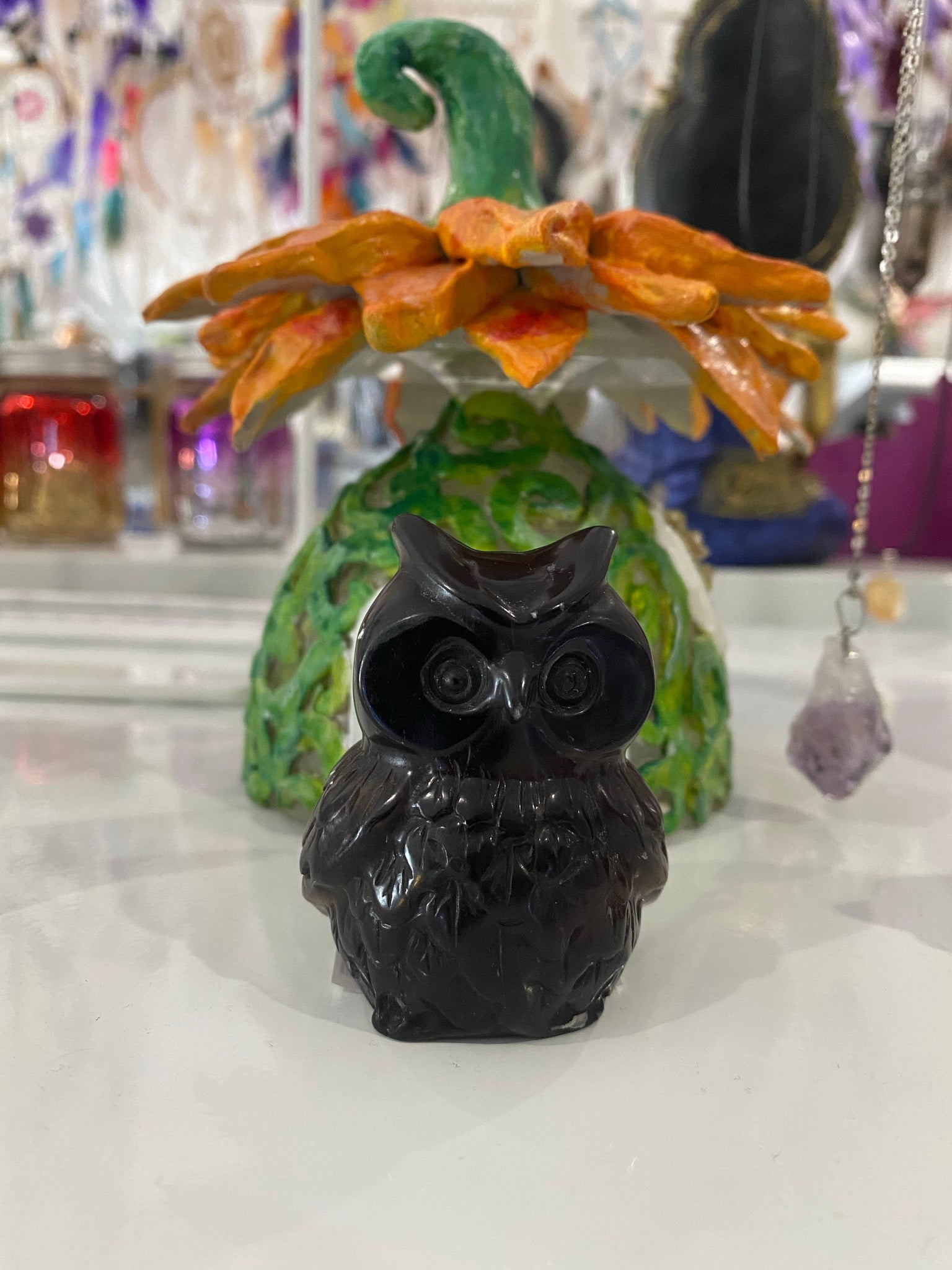 Fluorite Owl