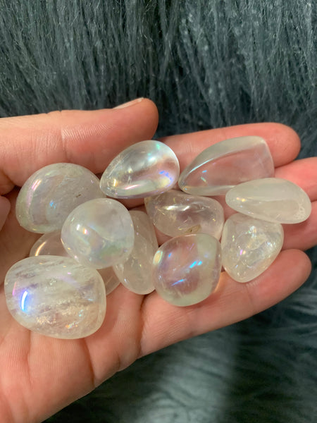 Angel Aura Quartz Tumbled