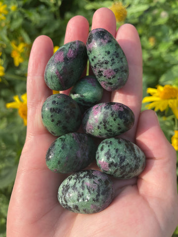 Ruby in Zoisite Tumbled