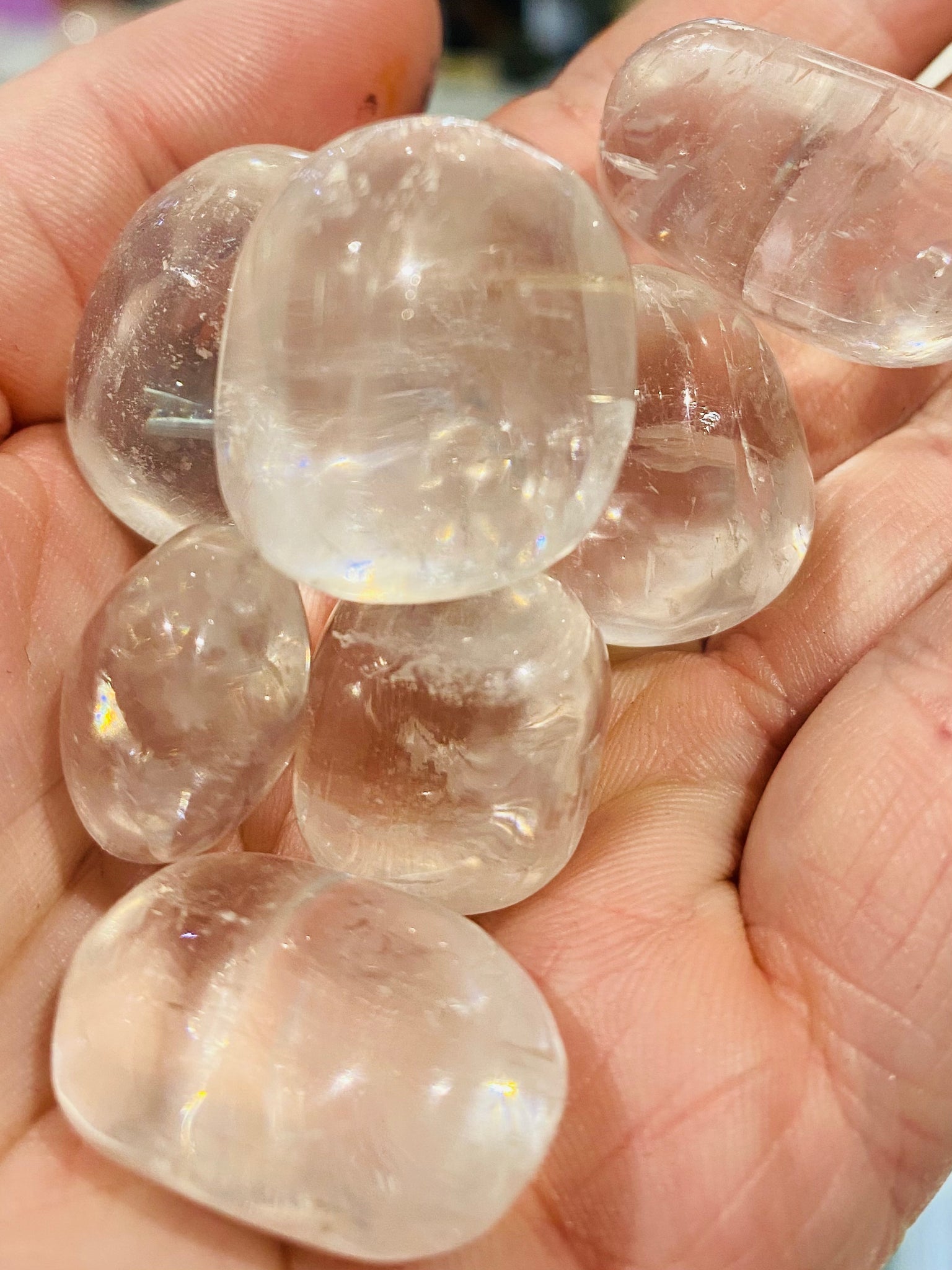 Clear Calcite AAA Tumbled