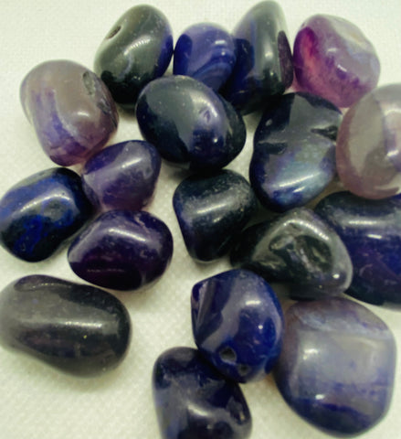 Purple Agate Tumbled
