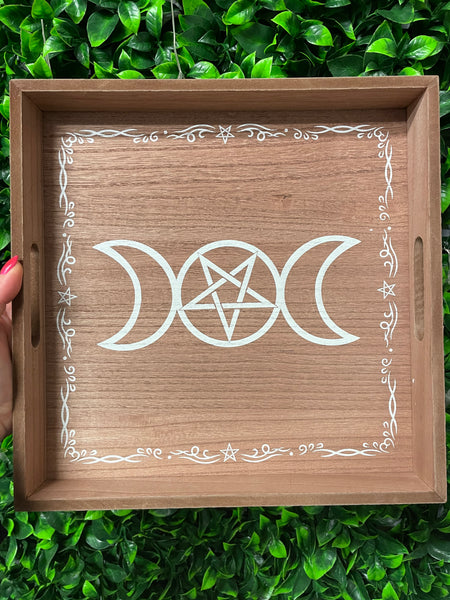 Triple Moon Design Square Tray