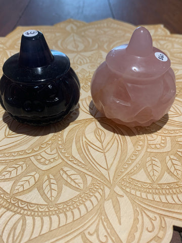 Crystal Pumpkin Carvings