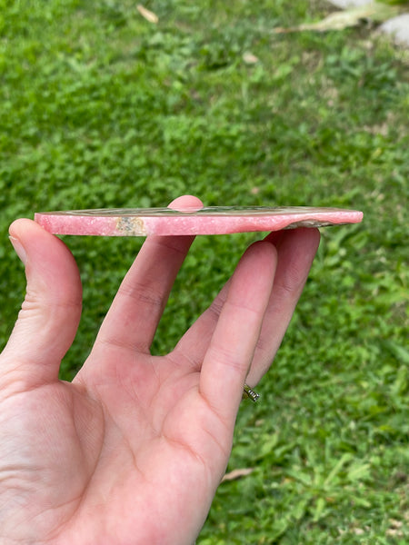 Rhodochrosite Slice