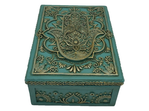 Hamsa Hand Tarot Box