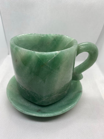 Green Aventurine Tea Cup #17