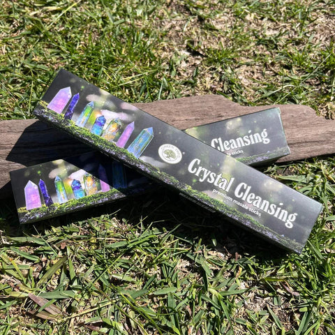 Crystal cleansing incense