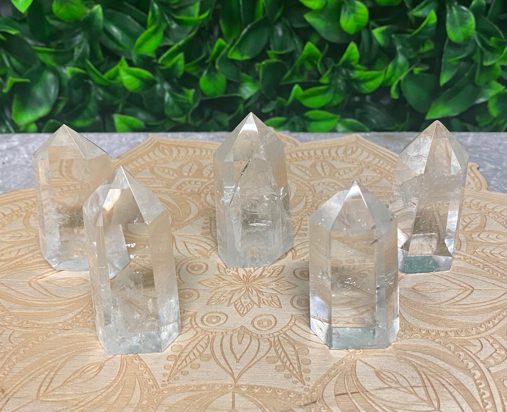 Clear Quartz Towers