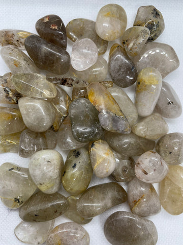 Rutilated Quartz Tumbled