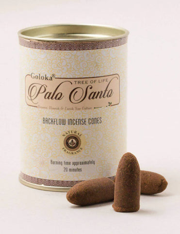 palo santo backflow incense cones