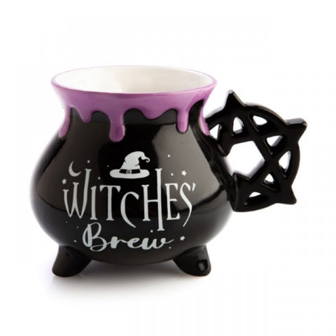 Black Cauldron Design Mug in Gift Box